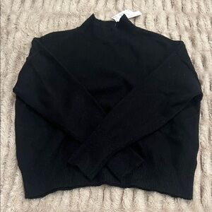 NWT Sophie Rue Black Turtleneck Sweater Size XLarge